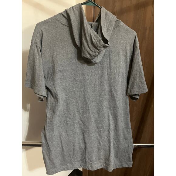 Highland Men's M T-shirt Hoodie Gray Short Sleeve Original - Picture 2 of 6